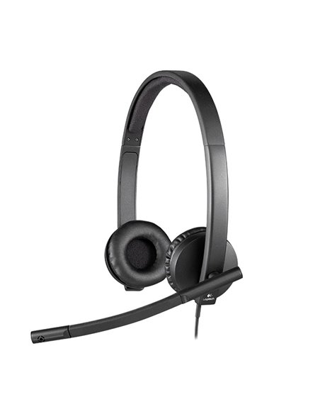 Casti Logitech H570e / Stereo / Black