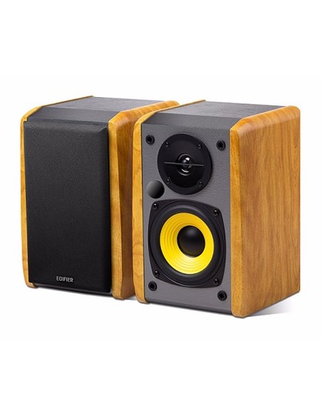 Boxe Edifier R1010BT Brown / 24W RMS / Audio in: 2x RCA / Bluetooth / wooden / (4”+1/2”)