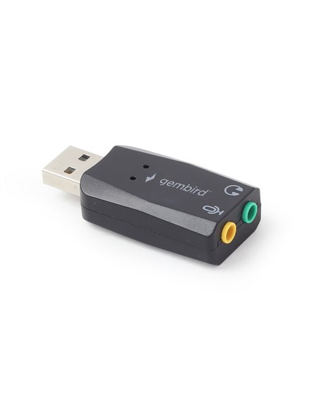 Gembird SC-USB2.0-01 ”Virtus Plus” USB Sound Card, connectors: USB A-type male, 3.5mm stereo headphone jack, 3.5mm micropho... Gembird SC-USB2.0-01 ”Virtus Plus” USB Sound Card, connectors: USB A-type male, 3.5mm stereo headphone jack, 3.5mm micropho...