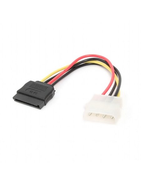 SATA Power Cable - 0.15m - Cablexpert CC-SATA-PS, Y-shaped power supply cable: SATA Power+Molex female to Molex male