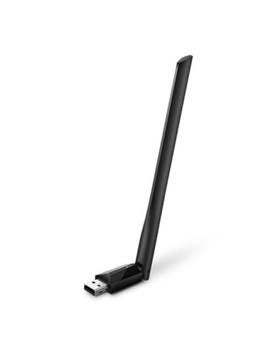 TP-LINK Archer T2U Plus AC600 Wireless Dual Band USB Adapter, 433Mbps on 5GHz + 150Mbps on 2.4GHz, 802.11a/b/g/n/ac, High Gai...