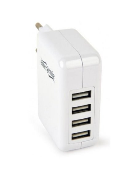 USB Charger Gembird GMB EG-U4AC-02, 4x USB - 5V/ 3.1A, Input: 110/240V, Black