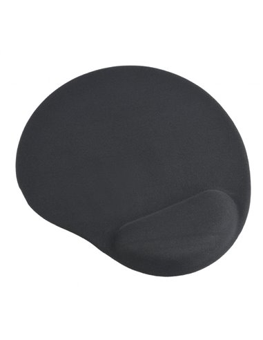 Gembird MP-GEL-BK, Gel mouse pad with wrist support, black