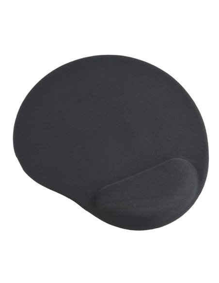 Gembird MP-GEL-BK, Gel mouse pad with wrist support, black