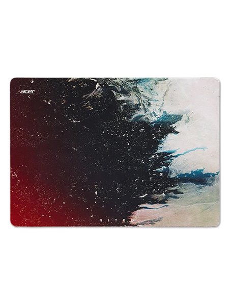 ACER NITRO Mouse Pad, M size, Black, Dimensions: 355 x 255 x 3 mm, Fibre Surface, Spirits Motif, Back: Anti-slip, Non-hazardous