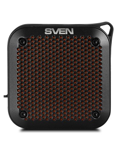 Колонка Портативная SVEN PS-88, Black / 7W / Bluetooth / FM / USB / microSD / 1500mA*h