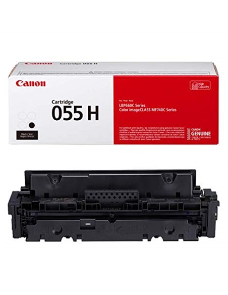 Laser Cartridge Canon 055 HB (3020C002), black (7600 pages) for MF742Cdw, MF744Cdw, MF746Cx, LBP663Cdw, LBP664Cx