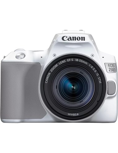 DSLR Camera CANON EOS 250D 18-55 f/3.5-5.6 IS STM White (3458C003)