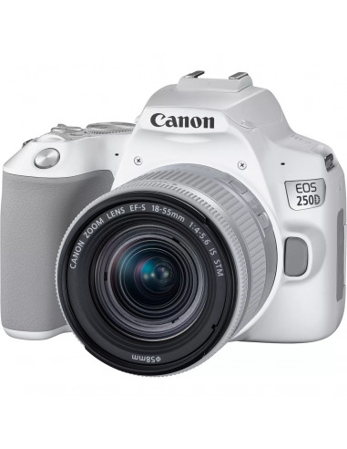 DSLR Camera CANON EOS 250D 18-55 f/3.5-5.6 IS STM White (3458C003)