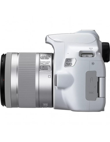 DSLR Camera CANON EOS 250D 18-55 f/3.5-5.6 IS STM White (3458C003)