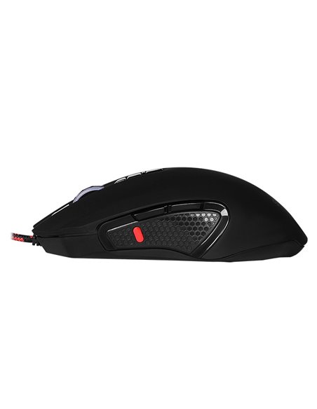 SVEN RX-G955 Gaming, Optical Mouse, 600-4000 dpi, 7+1 buttons (scroll wheel), DPI switching modes, Two navigation buttons (F...