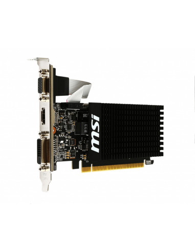 MSI GeForce GT 710 (GT 710 2GD3H LP) / 2GB GDDR3 64Bit 954/1600Mhz, D-Sub, DVI-D, HDMI, Passive Heatsink, Low Profile Design...
