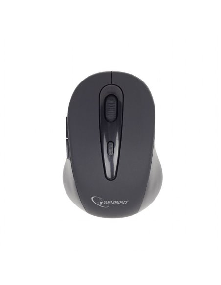 Gembird MUSWB2, Bluetooth Optical Mouse, 6-button, 800/1200/1600dpi, Nano Reciver, USB, Black