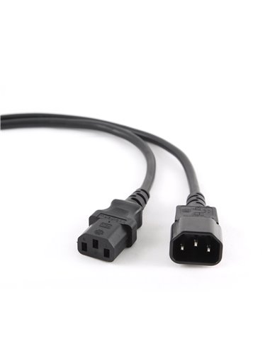 Power Extension cable PC-189-VDE-5M (C13 to C14), 5m, for UPS, VDE approved