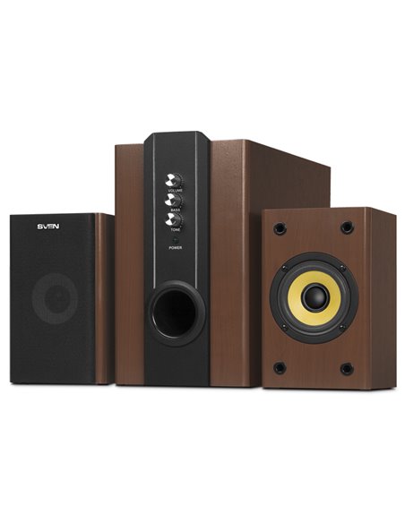 Boxe 2.1 SPS-820 / 38W RMS / Wooden