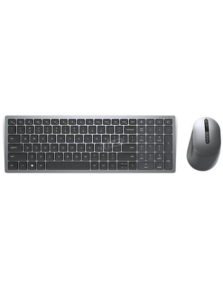 Dell Premier Multi-Device Wireless Keyboard and Mouse - KM7120W - Russian (QWERTY), Dual mode RF 2.4 GHz and Bluetooth 5.0, S...