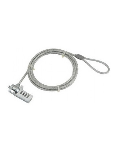 Gembird LK-CL-01 Cable lock for notebooks (4-digit combination), 4 mm steel cable