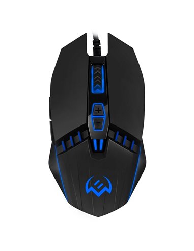 SVEN RX-G810 Gaming, Optical Mouse, 800-4000 dpi, 6+1 buttons (scroll wheel), DPI switching modes, Two navigation buttons (F...