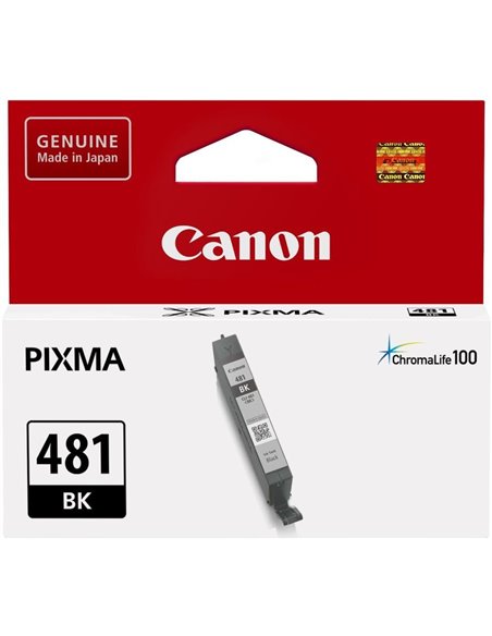 Ink Cartridge Canon CLI-481 BK (2101C001) for Canon PIXMA TS6140, TS8140, TS9140, TR7540, TR8540