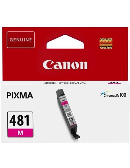 Ink Cartridge Canon CLI-481 M (2099C001) for Canon PIXMA TS6140, PIXMA TS8140, PIXMA TS9140, PIXMA TR7540, PIXMA TR8540