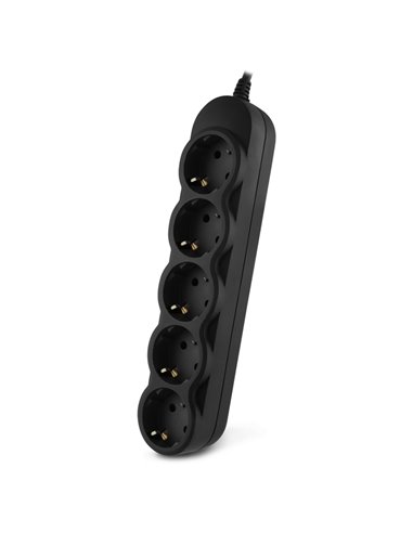 Power strip SVEN EX-I5 black 1.8 m, for UPS, 5 Sockets, Black