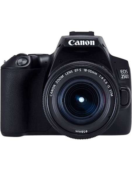 DSLR Camera CANON EOS 250D 18-55 IS STM Black (3454C007)