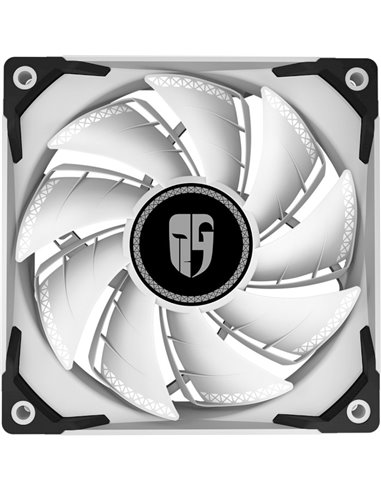 120mm Case Fan - DEEPCOOL Gamer Storm TF series ”TF120S WHITE”, 120x120x25mm, 500-1800rpm, 17.6~31.3dBa, 64.4 CFM, Hydro Bea...