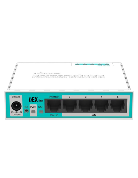 Router MikroTik hEX lite, Alb