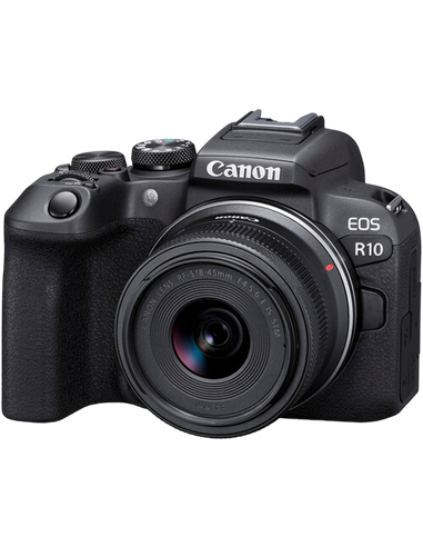 Aparat Foto Mirrorless Canon EOS R10 & RF-S 18-45mm f/4.5-6.3 IS STM KIT