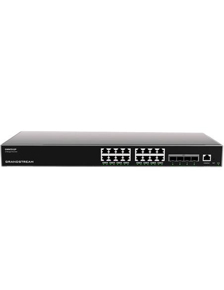 PoE коммутатор Grandstream GWN7812P, 16x IEEE 802.3af/at