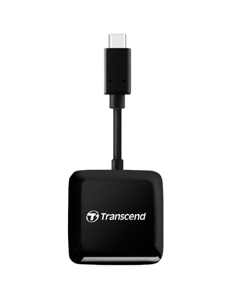 Cititor de carduri Transcend TS-RDC3, USB Type-C, Negru