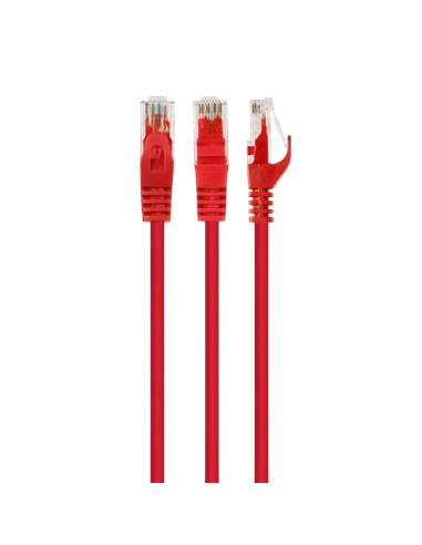 Патч-корд Cablexpert PP6U-2M/R, Cat6 UTP, 2м, Красный