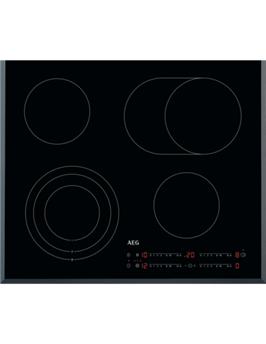 Электрическая варочная панель AEG HK654070FB, Чёрный