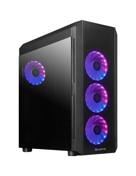 Carcasă PC Chieftec GL-04B-OP, Midi-Tower, ATX, Negru