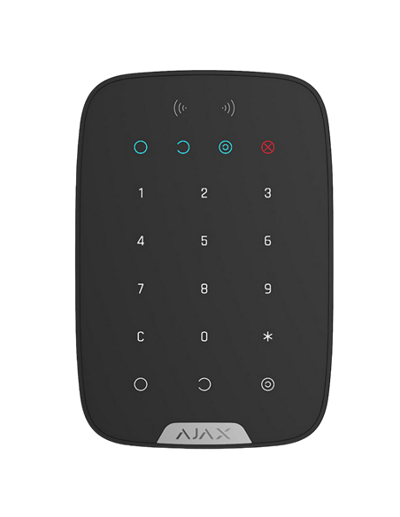 Tastatură tactilă fără fir Ajax KeyPad, Negru