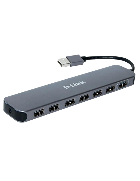 USB-концентратор D-Link DUB-1370/B2A, Серый