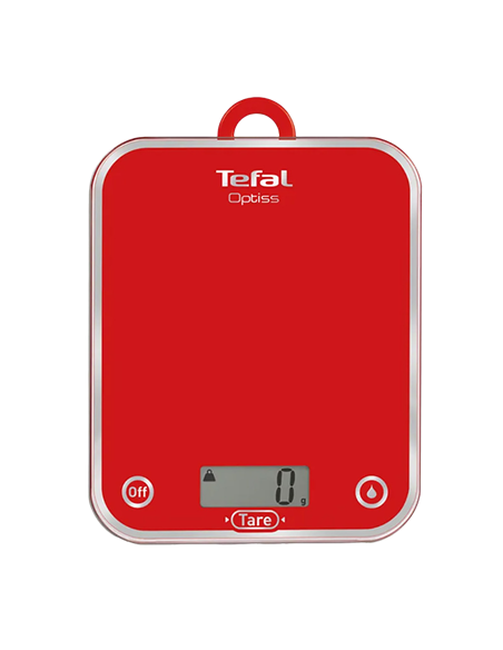 Cântar electronic de bucătărie Tefal BC5003V2, Roșu