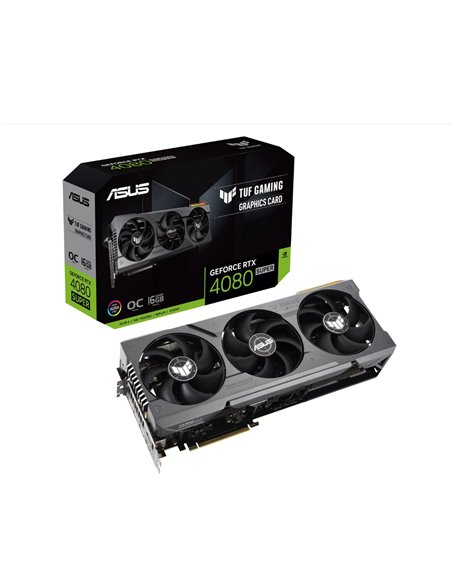 Видеокарта ASUS TUF-RTX4080S-O16GGAMING, 16GB GDDR6X 256бит Видеокарта ASUS TUF-RTX4080S-O16GGAMING, 16GB GDDR6X 256бит