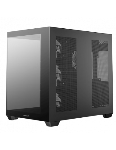 Carcasă PC Deepcool CG530 4F, Midi-Tower, Fără PSU, Negru