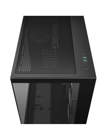 Carcasă PC Deepcool CG530 4F, Midi-Tower, Fără PSU, Negru