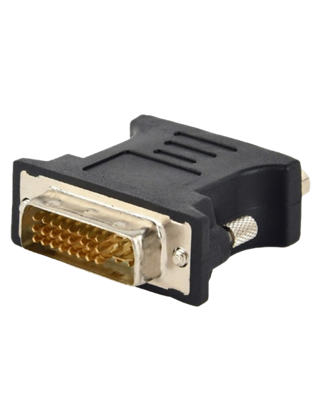 Adaptor Video Cablexpert A-DVI-VGA-BK, DVI-I (M) - VGA D-Sub (F), Negru