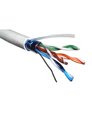 Cable FTP Cat.5e solid 4X2X1/0.52 copper, LACU5007, APC Electronic, 305m