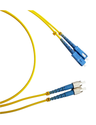 Patch cord - FC-SC 5M, 5m, Galben