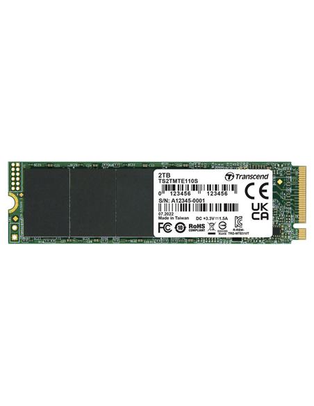 Накопитель SSD Transcend MTE110S, 2000Гб, TS2TMTE110S