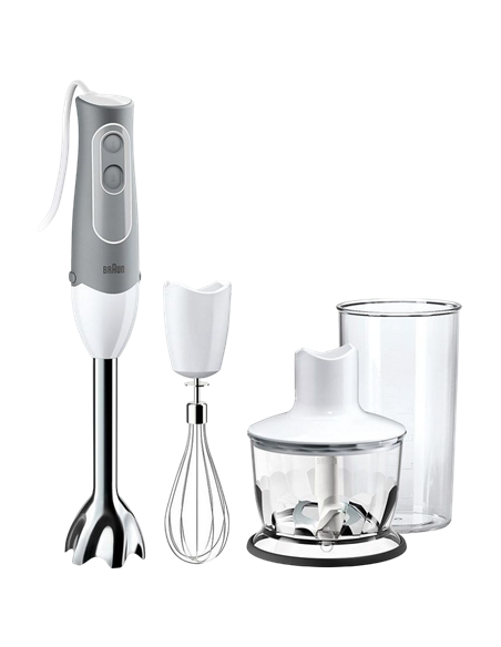 Blender de mână Braun MQ 535 Sauce, Gri | Alb