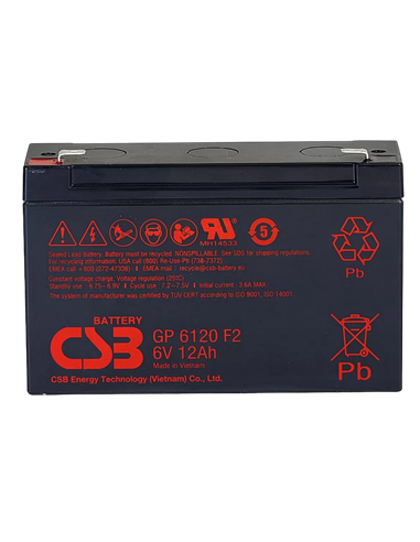 Acumulator UPS Ultra Power GP, 6V, 12Ah