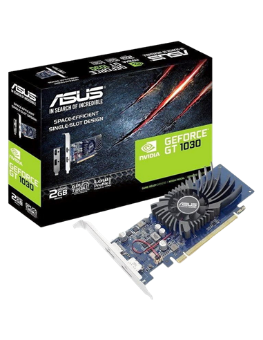 Видеокарта ASUS GT1030-2G-BRK, 2ГБ GDDR5 64бит