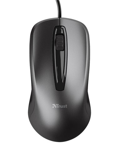 Trust Carve Optical Mouse, 1200 dpi, 3 button, USB, Black