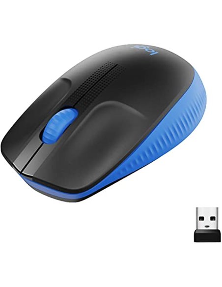 Logitech Wireless Mouse M190 Full-size - BLUE - 2.4GHZ - EMEA - M190