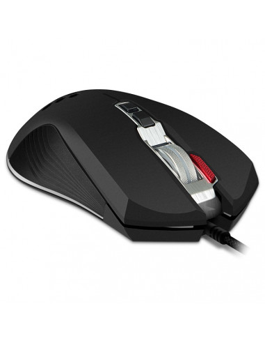 SVEN RX-G850 RGB Gaming, Optical Mouse, 500-6400 dpi, 7+1 buttons (scroll wheel), DPI switching modes, USB